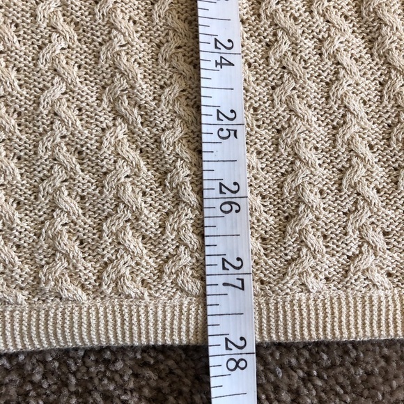 EMANUEL Ungaro NWT crew neck sweater size L beige - Picture 9 of 10